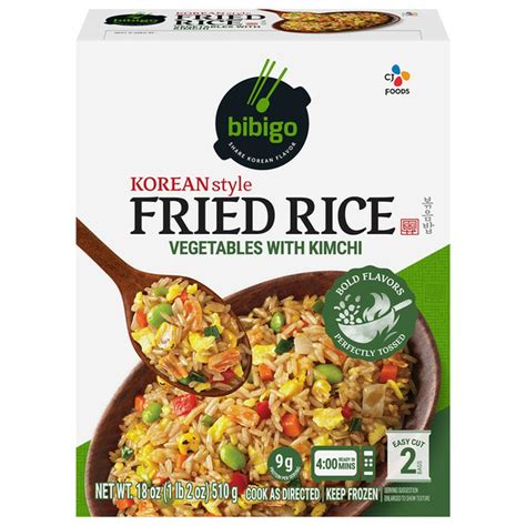 Bibigo Korean Style Vegetable Kimchi Fried Rice 18 Oz Delivery Or