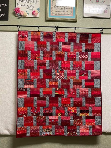 Pin By Sharon Tyson On Masculine Quilts In 2024 Red Quilts Scrap