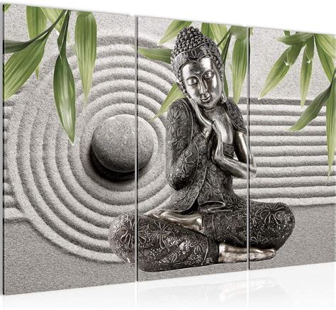 Runa Art Wandbilder Buddha Feng Shui Bild XXL Wohnzimmer Schlafzimmer