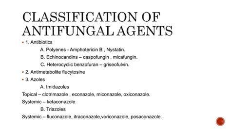 Antifungal Drugs Ppt