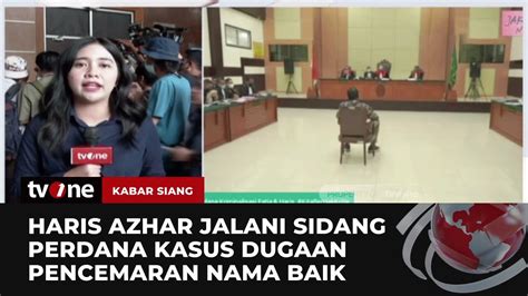 Haris Azhar Jalani Sidang Dugaan Pencemaran Nama Baik Kabar Siang