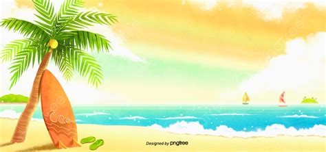 Summer Beach Dream Background Summertime Summer Background Sea Background Image And Wallpaper