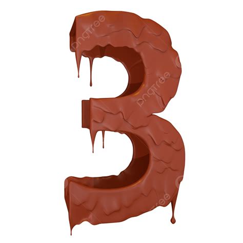 Chocolate Melting Clipart Transparent Background D Melted Chocolate