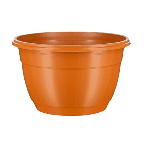 Teku Plastic Hanging Baskets Terracotta L Lbs Horticulture