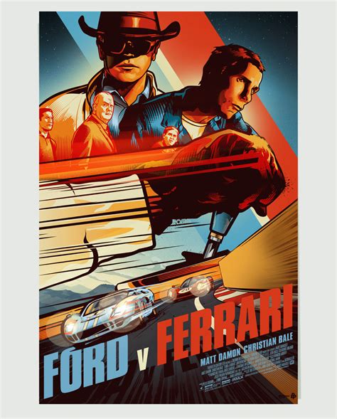 Ford V Ferrari Poster Lukisan