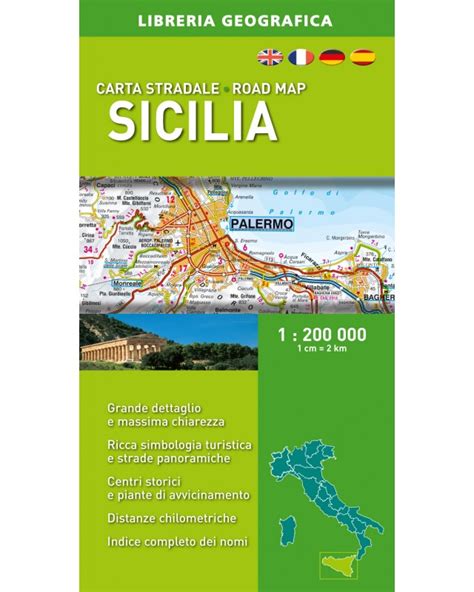 Carta Stradale Sicilia Libreria Geografica