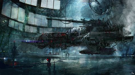 Concept Art Futuristic Spaceship Wallpaper - Resolution:1920x1080 - ID ...