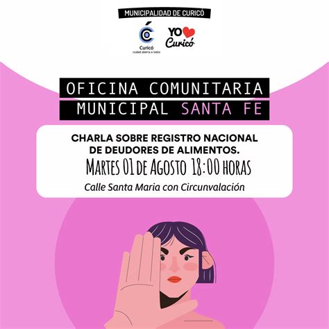 Curic Centro De La Mujer Realizar Charla Sobre Registro Nacional De