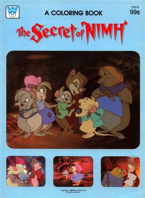 Secret of NIMH, The Coloring Book | Coloring Books at Retro Reprints ...