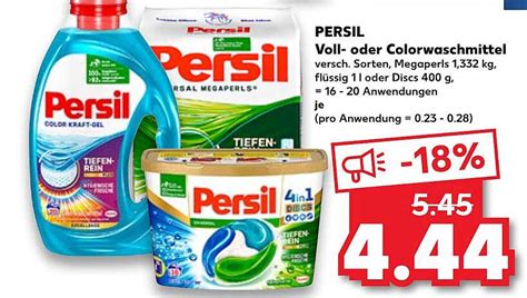 Persil Voll Oder Colorwaschmittel Angebot Bei Kaufland