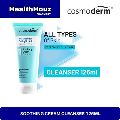 Cosmoderm Niacinamide Salicylic Acid Soothing Cream Cleanser 125ml Shopee Malaysia