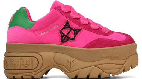 Giày Naked Wolfe Warrior Pink Velvet Authentic Shoes