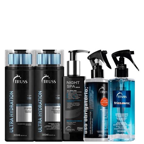 Kit Truss Duo Ultra Hydration Frizz Zero Night Spa Uso Obrigatório