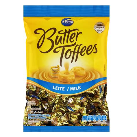 Bala De Caramelo Leite Butter Toffees Pacote G Supermercado Mundial