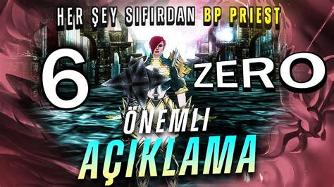 Her Şey Sıfırdan Bp Priest ZERO 6 Bölüm Knight Online YouTube