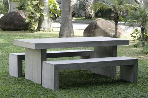 Para El Exterior Muebles De Concreto Mesa De Concreto Y Mesas Jardin