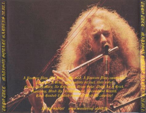 T U B E Jethro Tull New York City Ny Aud Flac