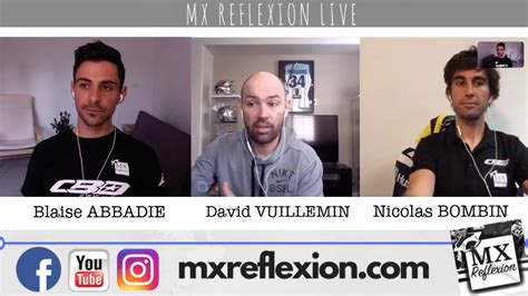 MX Reflexion Live Avec David Vuillemin YouTube