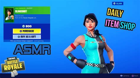 Asmr Fortnite New Slingshot Skin Daily Item Shop 🎮🎧relaxing Whispering😴💤 Youtube