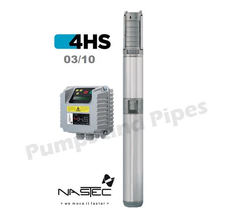 Vasco 4hs 03 10 Single Phase Vfd Vsd Submersible Bore Pump Call Us For A Quote Pumps And Pipes