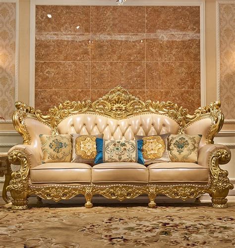 Luxurious Golden White Leather Sofa Atelier Yuwa Ciao Jp