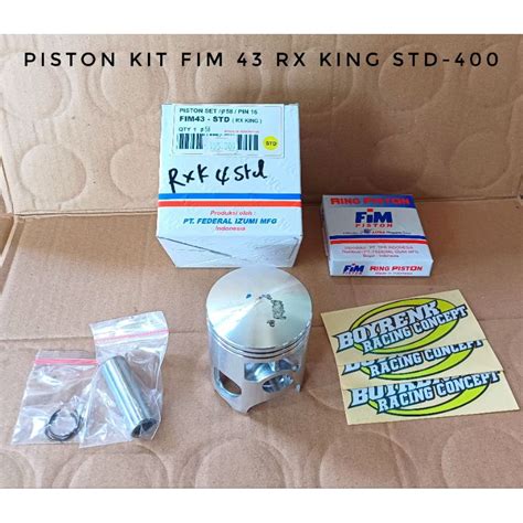 Jual PISTON KIT SEHER SET FIM 43 RX KING RXKING RXK PIN 16 UKURAN STD