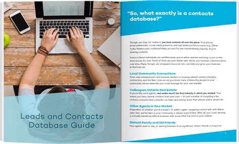 Leads and Contacts Database Guide