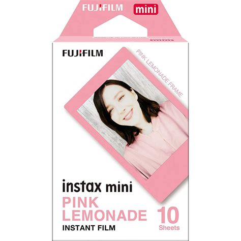 Jual Refill Instax Mini Instant Film Pink Lemonade Motif Isi 10 Lembar