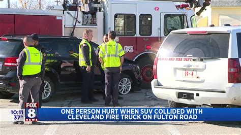 Cleveland Fire Truck Involved In Crash That Injured 1 Fox 8 Cleveland Wjw