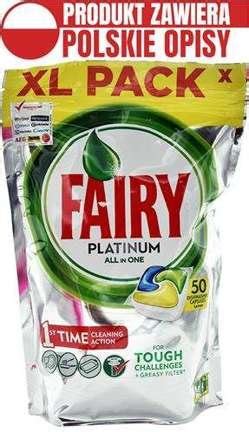 Fairy Platinum Szt Kaps Do Zmywarki Lemon Do Zmywarek Rivos