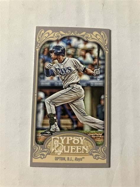 Topps Gypsy Queen Mini Gypsy Queen Back Bj Upton Ebay