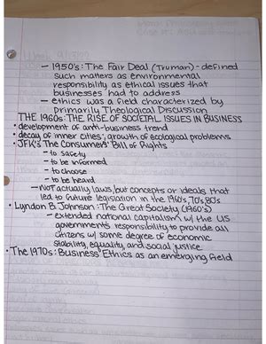 Business Ethics Ch Lecture Notes Business Ethics Belmont