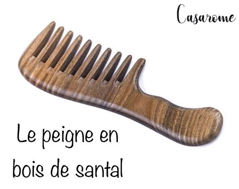 Le Peigne En Bois De Santal Naturel Est Un Outil Id Al Pour D M Ler