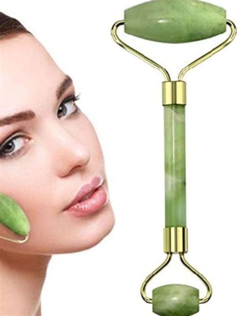 Rolinho Pedra De Jade Facial Massageador Anti Rugas In 2023 Facial