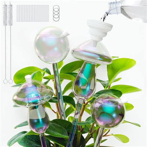 Amazon Lallisa 6 Pcs Plant Watering Globes Self Watering Hand