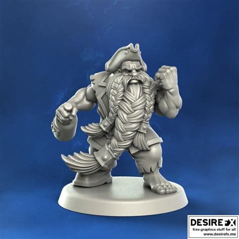 Desire Fx 3d Models Punga Miniatures Dwarf Blocker 6 3d Print