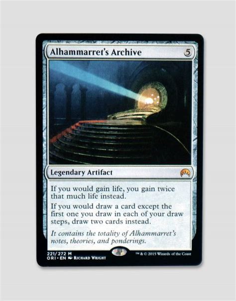 Alhammarret S Archive From Magic Origins Ori Hologram Mtg Proxy Magic Cardplus