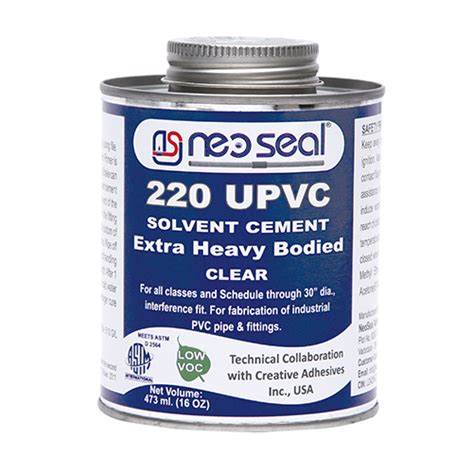 Neoseal PVC CPVC UPVC Solvent Cement Manufacturer Supplier And