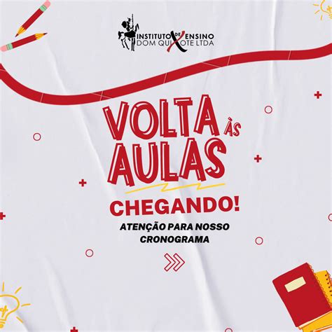 Cronograma De Volta S Aulas Iedq Instituto De Ensino Dom