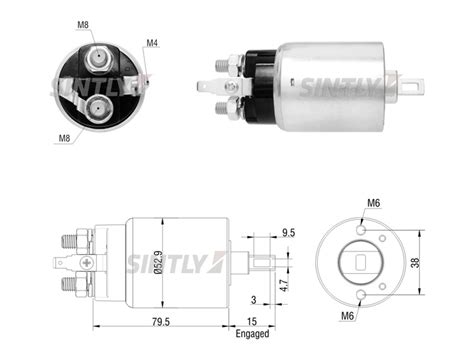 Starter Solenoid Switch ZM 5981 ERA 227530 WAI 66 8176 1 WOODAUTO