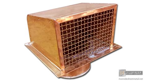 Dryer Vents Custom Fabricated - Copper, Freedom Gray, Aluminum