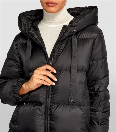 Womens Max Mara Black Seia Puffer Jacket Harrods Uk