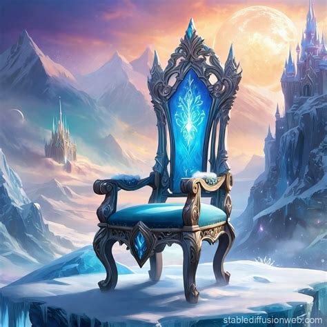 frozen throne chair stable diffusion