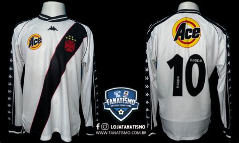 Camisa Do Vasco Oficial Ii Manga Longa Kappa Edmundo G