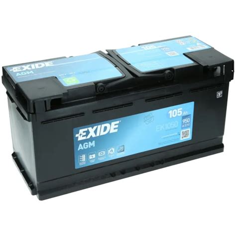 Exide Ek Agm Autobatterie V Ah A En Start Stopp Eur