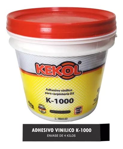 Adhesivo Vinilico Cola K Kg Carpintero D Madera Kekol