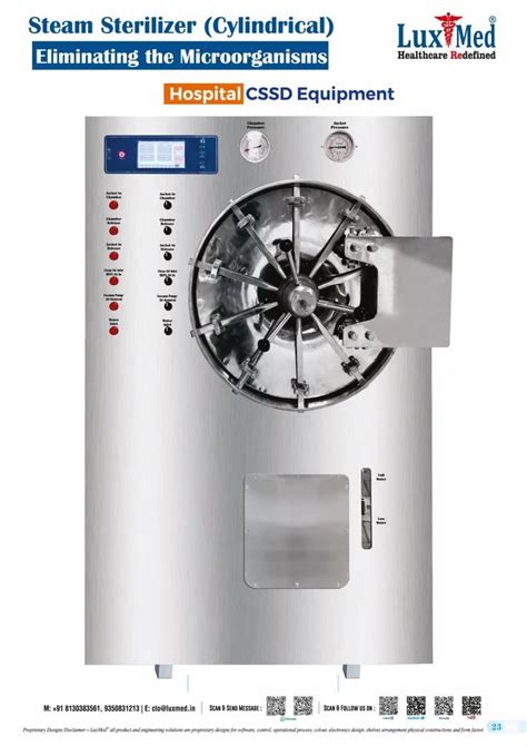 Horizontal Cylindrical Autoclave 500Ltr Dia 700mm X Depth 1300mm At