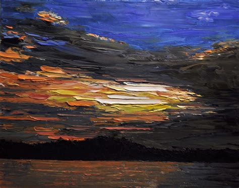 Red Pine Sunset - Paintings For Sale