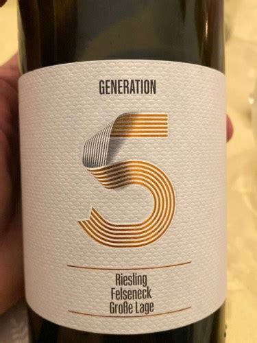 Franz Jäckel Generation 5 Riesling Felseneck Grosse Lage Vivino US