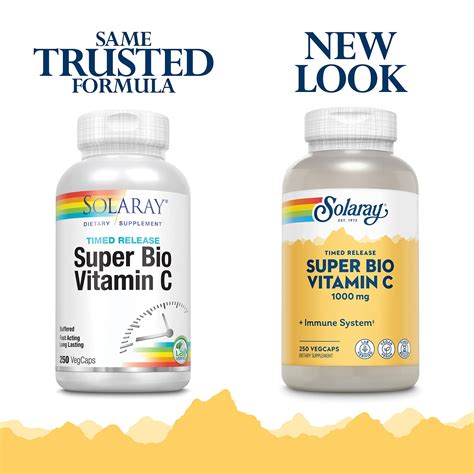 Solaray Super Bio Buffered Vitamin C Mg With Bioflavonoids Timed